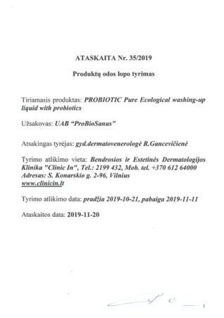 Probiosanus - 100% natūralios skalbimo ir valymo priemonės Probiosanus - 100% natūralios skalbimo ir valymo priemonės