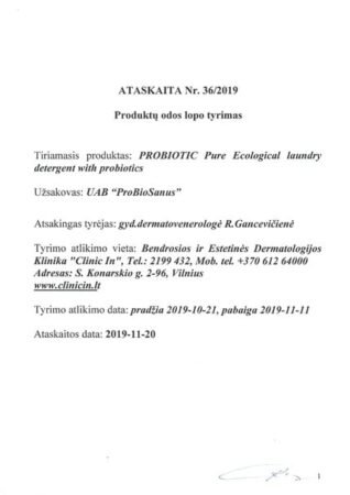 Probiosanus - 100% natūralios skalbimo ir valymo priemonės Probiosanus - 100% natūralios skalbimo ir valymo priemonės